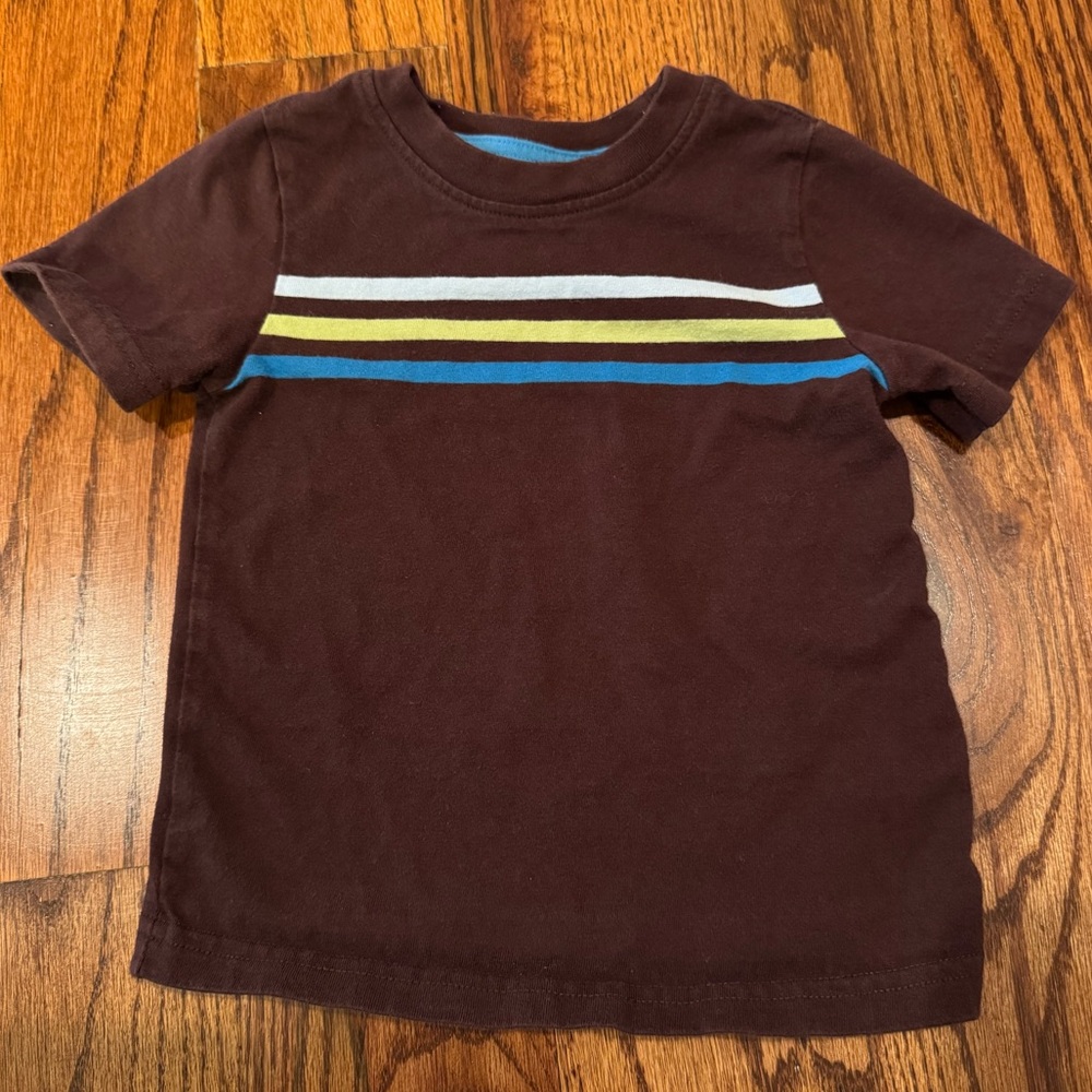 Jumping Beans 24m - Brown Striped T-Shirt